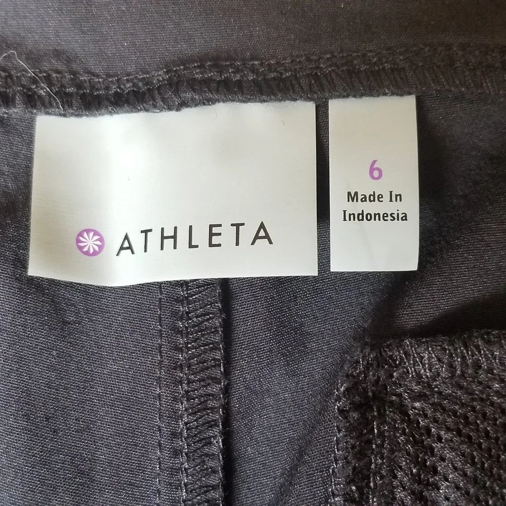 Athleta Womens Shorts sz 6, Black - Picture 8 of 13